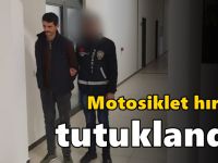 Motosiklet hırsızı tutuklandı!