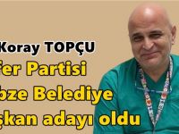 Zafer Partisi’nin Gebze Belediye Başkan adayı Dr. Koray Topçu oldu