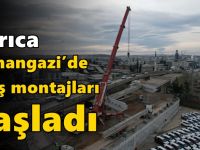 Darıca Osmangazi’de kiriş montajları başladı