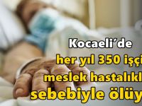 Kocaeli’de her yıl 350 işçi meslek hastalıkları sebebiyle ölüyor!