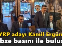 YRP adayı Kamil Ergün, Gebze basını ile buluştu