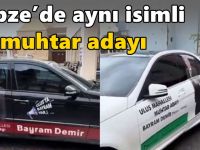 Gebze’de aynı isimli iki muhtar adayı