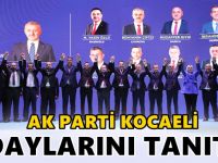 AK Parti Kocaeli, adaylarını tanıttı!