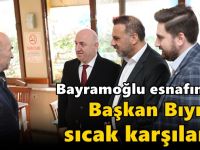 Bayramoğlu esnafından Başkan Bıyık’a sıcak karşılama