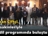 Çiftçi, ilçe sakinleriyle kandil programında buluştu