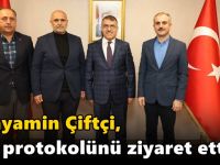 Bünyamin Çiftçi, ilçe protokolünü ziyaret etti