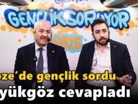 Gebze’de Gençlik Sordu  Büyükgöz Cevapladı