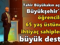 Büyükşehir’den, öğrencilere, 65 yaş üstüne ve ihtiyaç sahiplerine büyük destek!