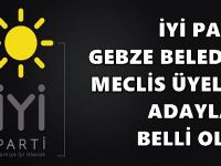 İYİ Parti'nin Gebze Belediye meclis üyesi adayları belli oldu!