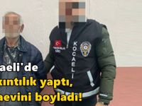 Sarkıntılık yaptı, cezaevini boyladı!