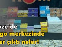 Kargo merkezinde neler çıktı neler!