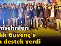 Hemşehrileri Sadık Güvenç’e tam destek verdi