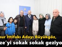 Cumhur İttifakı Adayı Büyükgöz, Gebze’yi sokak sokak geziyor