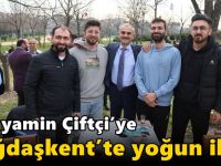 Bünyamin Çiftçi’ye Çağdaşkent’te yoğun ilgi