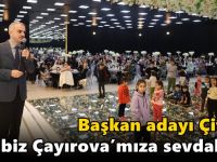 Çiftçi, “Biz Çayırova’mıza sevdalıyız”