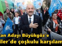 Başkan Adayı Büyükgöz’e  Gaziler’de Coşkulu Karşılama