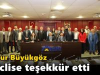 Başkan Büyükgöz  Meclise Teşekkür Etti