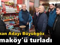 Başkan Adayı Büyükgöz  Cumaköy’ü Turladı