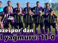 Gebzespor’dan gol yağmuru: 11-0