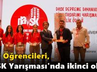 GTÜ Öğrencileri, DASK Yarışması'nda İkinci Oldu