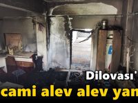 Dilovası'nda cami alev alev yandı!