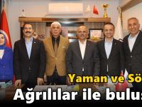 Yaman ve Söğüt, Ağrılılar ile buluştu