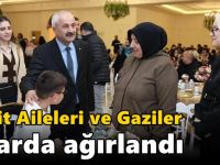 Şehit Aileleri ve Gaziler İftarda Ağırlandı