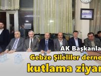 AK Başkanlardan Gebze Şileliler derneğine kutlama ziyareti