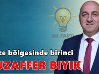 Gebze bölgesinde birinci Muzaffer Bıyık!