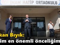 Bıyık: ‘Eğitim en önemli önceliğimiz’