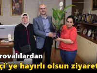 Çayırovalılardan Çiftçi’ye hayırlı olsun ziyareti