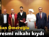 Başkan Ömeroğlu ilk resmi nikahı kıydı