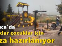 Darıca’da parklar çocuklar için yaza hazırlanıyor