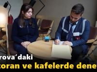 Çayırova’daki restoran ve kafelerde denetim