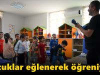 Çocuklar eğlenerek öğreniyor