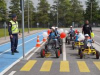 Çocuklar trafik konusunda bilinçleniyor