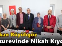 Başkan Büyükgöz Huzurevinde Nikah Kıydı