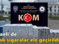 Kocaeli'de kaçak sigara ele geçirildi!