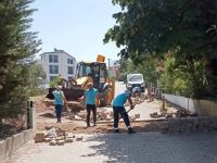 Turizm bölgelerinde parke yollar yenilendi