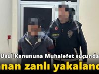 Vergi Usul Kanununa Muhalefet suçundan aranan zanlı yakalandı!