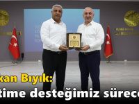 BIYIK, EĞİTİM CAMİASIYLA DEĞERLENDİRME TOPLANTISINDA BULUŞTU