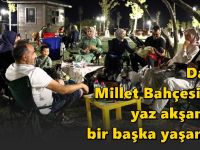 Darıca Millet Bahçesi’nde yaz akşamları bir başka yaşanıyor