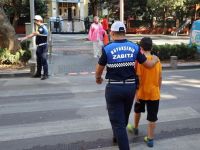 Büyükşehir Zabıtası ile okul yolu daha güvenli
