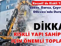 Kocaeli’de Riskli Yapılar: Gebze, Darıca, Çayırova ve Dilovası’nda Durum Ne?