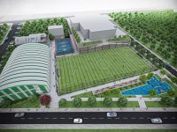 Dev spor kompleksi için kazma vuruldu