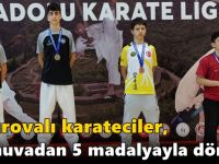 Çayırovalı karateciler, turnuvadan 5 madalyayla döndü