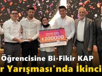 GTÜ Öğrencisine Bi-Fikir KAP Fikir Yarışması'nda İkincilik