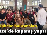 Kütüphane buluşmaları Gebze’de kapanış yaptı