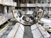 Dev köstebeklerden 2’sinin daha montajı başladı