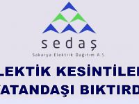 Vatandaşlar elektrik kesintilerinden bıktı